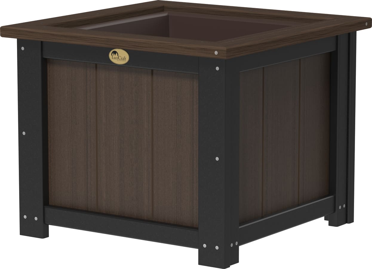 Luxcraft 24 inch square poly planter