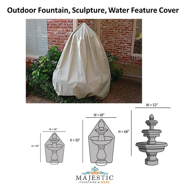 Gianni Garden Fountain - Appia Antica Lion Head Concrete Outdoor Courtyard Fountain