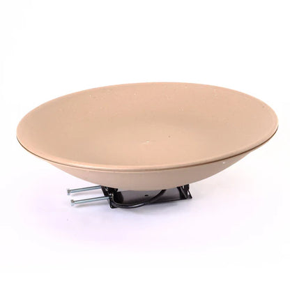 Deck Mounted Bird Bath with Deck Mount Bracket