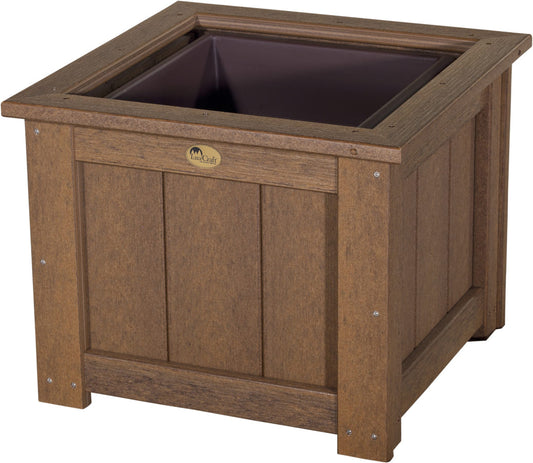 Luxcraft 24 inch square poly planter