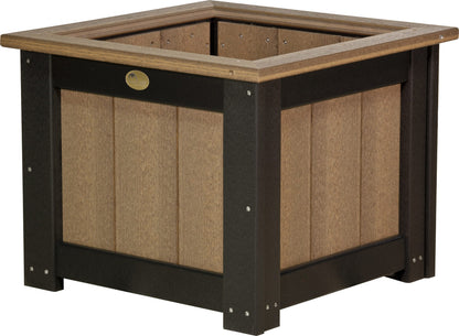 Luxcraft 24 inch square poly planter