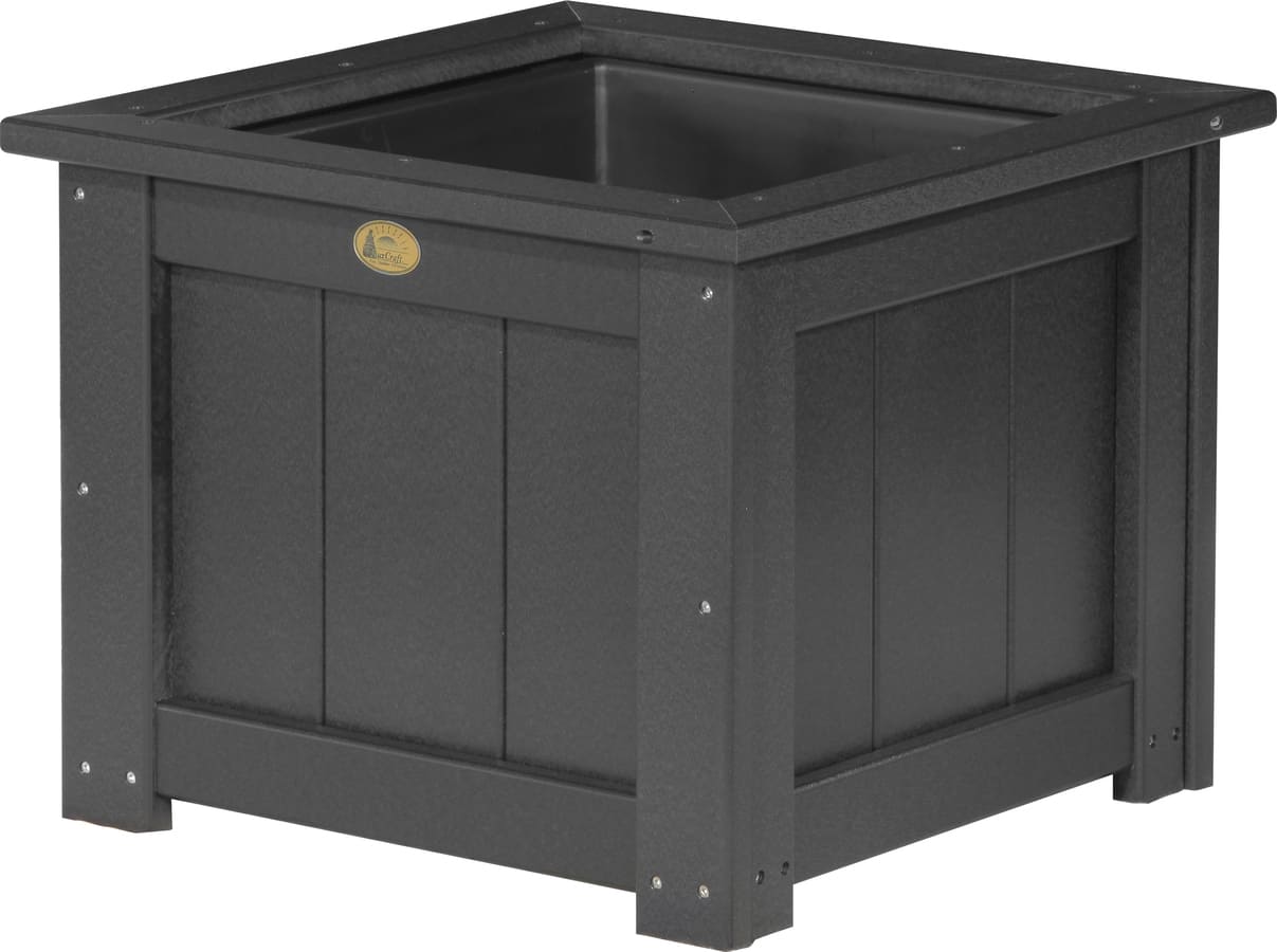 Luxcraft 24 inch square poly planter