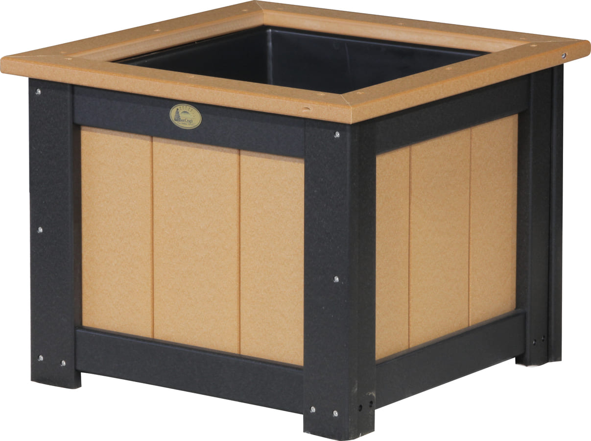Luxcraft 24 inch square poly planter