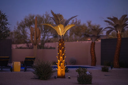 Large Outdoor Metal Paradise Palm Tree